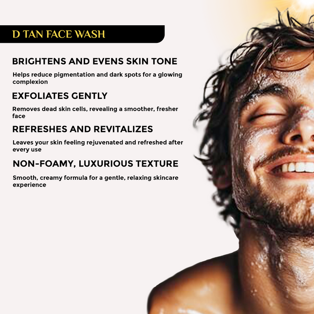 Belitaas Luxury D Tan Face Wash with Kojic Acid, AHA, BHA & PHA - 100 ml